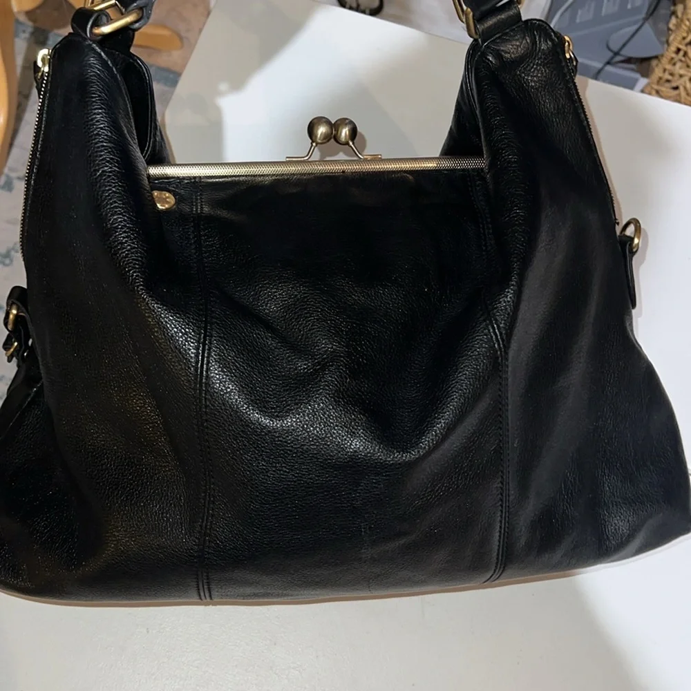 Emma Fox kiss lock satchel 17 x 12 - Picture 12 of 14